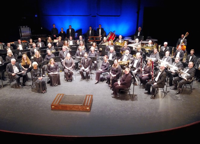 Heisey Wind Ensemble from above